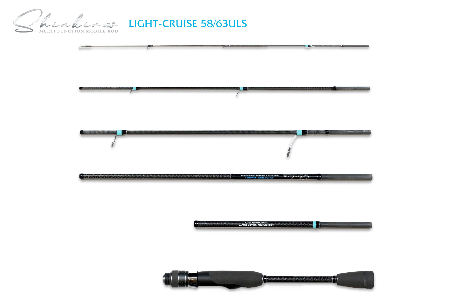 Shinkirow LIGHT-CRUISE 58/63ULS」種を釣る極致、旅するULモバイル ...